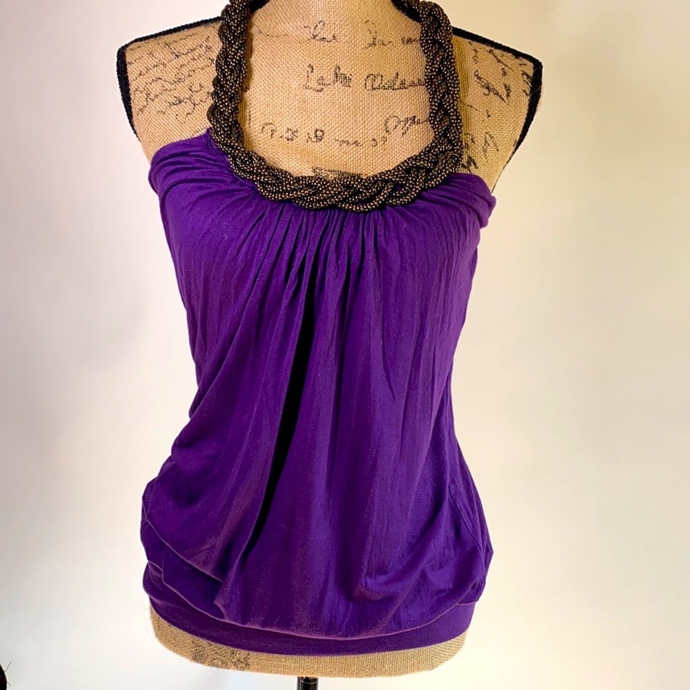 Romeo &Juliet Purple halter top